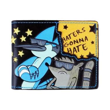 Imagem de Carteira Masculina Com Bordado De Desenho Animado, Presente Ideal Para