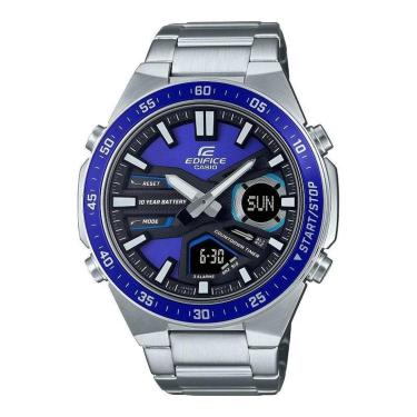 Imagem de Relógio Masculino Anadigi Casio Edifice A Prova D'Água EFV-C110D-2AVDF-Masculino