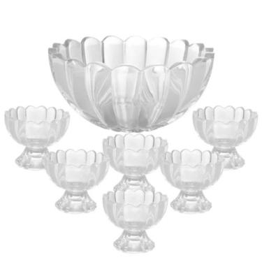 Imagem de Conjunto 7 Peças Bowl com 6 Taças de Sobremesa Geneva 1,1L/125ml 29441