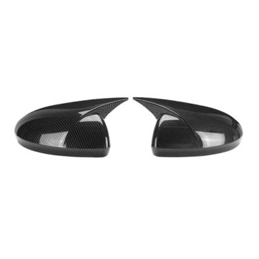 Imagem de Tampa Do Espelho Lateral Do Carro Preto Brilhante Tampa Do Espelho Retrovisor Compatível Com NISSAN Altima/Sentra/Sylphy 2019-2022(Carbon Fiber Look)
