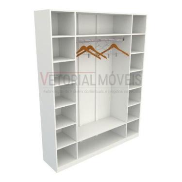 Imagem de Armário Colmeia Cabideiro Mdp (closet Roupas Expositor) - VETORIAL MÓV