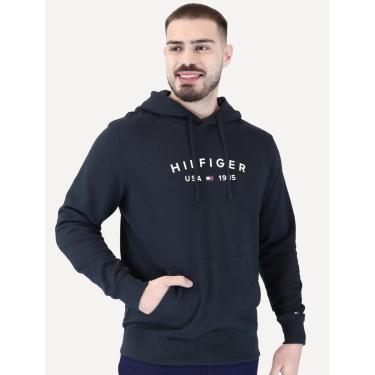 Imagem de Moletom Tommy Hilfiger Masculino Fathers Day Hoodie Azul Marinho-Masculino