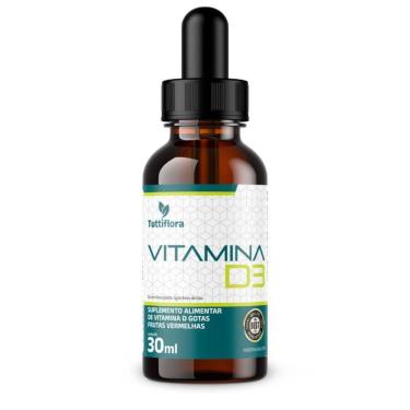 Imagem de Vitamina D3 Sabor Laranja 30ml Tuttiflora-Unissex