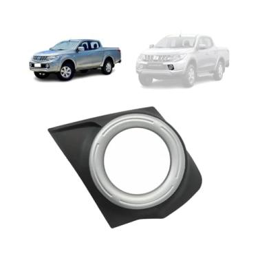 Imagem de MOLDURA FAROL DE MILHA L200 2017 A 2020 LADO ESQUERDO (COM CROMADO) - SM-MB11150003-L