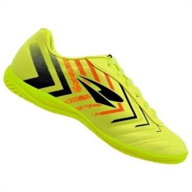 Imagem de Chuteira Infantil Dray Futsal Verde Limão-Masculino