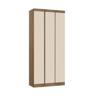 Imagem de Guarda Roupa Modulado 3 Pt 2 Gav 101cm Veneza Luciane Móveis Avelã Pf/arenas Pf