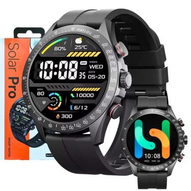 Imagem de Smart Watch Relogio Haylou Solar Pro 100 Modos Esportivos Conecta Strava Bateria Longa Duração-Unissex