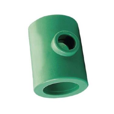 Imagem de Tee De Redução Central 50x40mm Em Ppr Para água Quente E Fria - Amanco