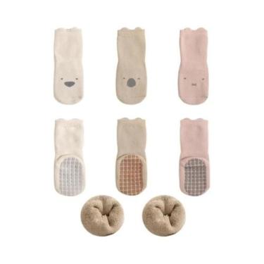 Imagem de Meias De Inverno Antiderrapantes Para Bebês Meninas E Meninos, Estilo 