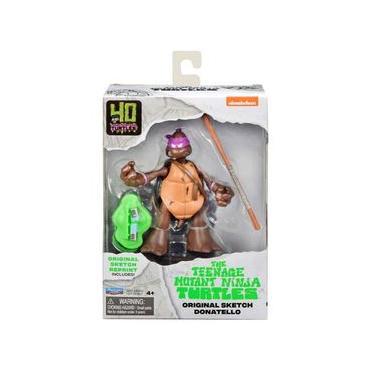 Imagem de Boneco Donnie (Sketch) 11Cm Com Acessórios -Tartarugas Ninja