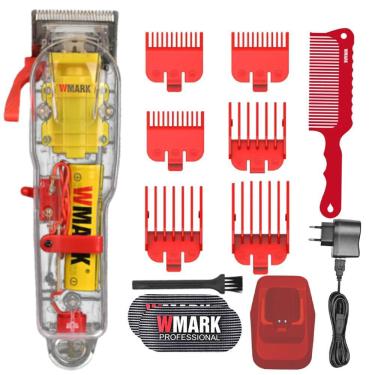 Imagem de Maquina De Cortar Cabelo Wmark Ng108 Pro Profissional
