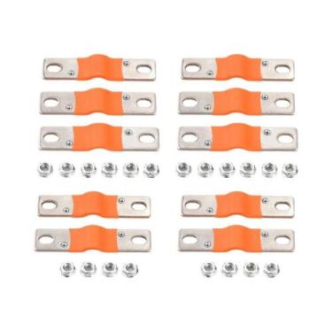 Imagem de Conector De Cobre Flexível 12V Para Bateria Lifepo4 74mm 400A 280Ah 30