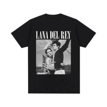 Imagem de Camiseta Feminina Vintage Lana Del Rey Ultraviolence Hip Hop Streetwea