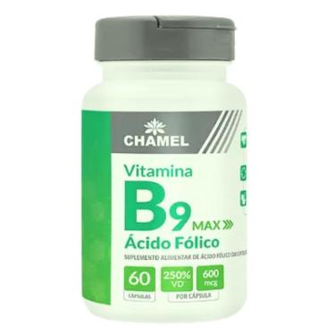 Imagem de Ácido Fólico Max - Vitamina B9 –  60 cápsulas - Chamel