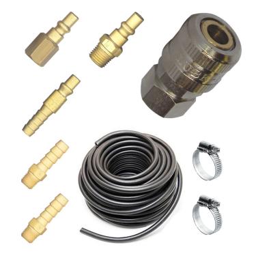 Imagem de Kit 5 mts Mangueira 5/16 para Compressor + Engate Rápido