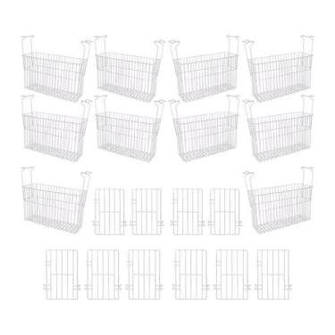 Imagem de KIT - 10 Cestos Organizador Nextgen para NF e HF Metalfrio + 10 Separa