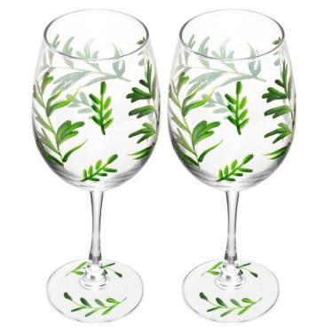 Imagem de Conjunto 2 Taças Olive Garden 430ml Vidro - Wolff