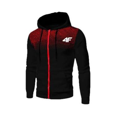 Imagem de Conjunto Esportivo Masculino Casual Com Moletom Com Capuz E Calças De 