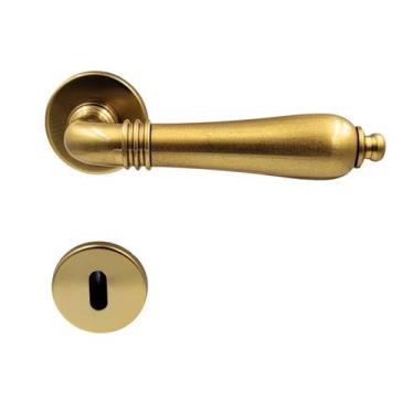 Imagem de Fechadura porta interna quarto lily imab dourado ouro acetinado maquin