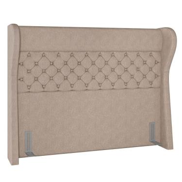 Imagem de Cabeceira Cama Box Casal Queen 160cm Trinidad P02 Linho Areia - Mpozenato