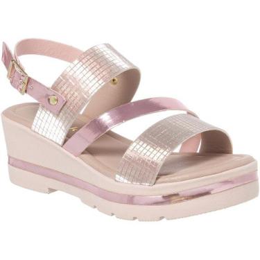 Imagem de Sandália Anabela Infantil Menina Pinokio, Rosa, 29