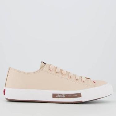 Imagem de Tênis Coca Cola Daytona Town Feminino Bege-Feminino