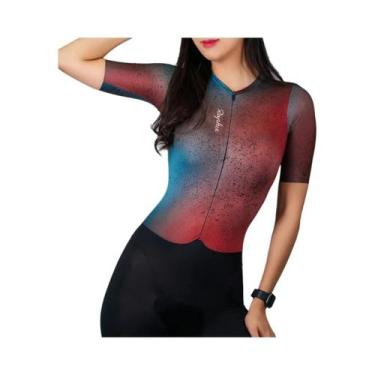 Imagem de Camiseta De Ciclismo Feminina De Secagem Rápida E Respirável Com Manga