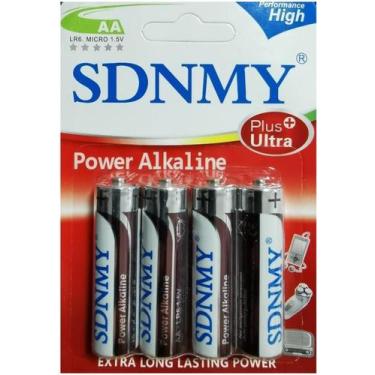 Imagem de 4 Pilhas Alkaline AAA/AA No Blister Ideal Para Vários Aparelhos - Elgi