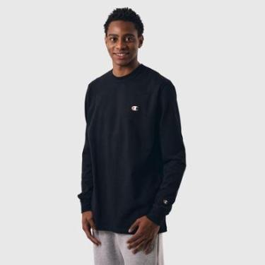 Imagem de CAMISETA MANGA LONGA CHAMPION LIFE C LOGO EMB-Masculino