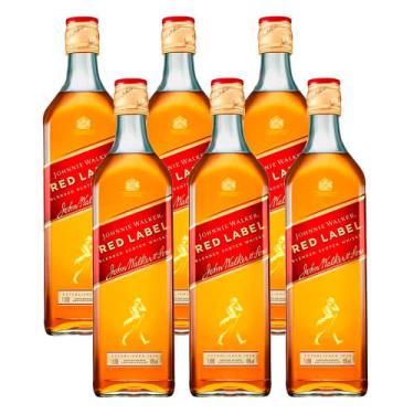 Imagem de Whisky Johnnie Walker Red Label 1 Litro 6 Unidades