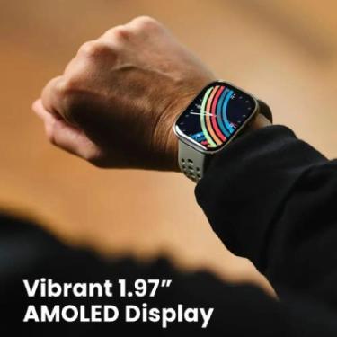 Imagem de Smartwatch Amazfit Bip 6 Amoled 1,97 Gps Bluetooth Calls 5 Atm preto