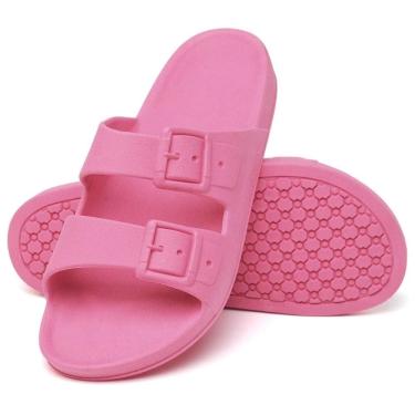 Imagem de Sandalia Papete Rasteira Feminina Casual Eva Super Macia Chinelo Nuvem Confortavel Dia...