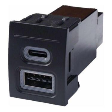 Imagem de Carregador Tomada Adaptador Usb E Tipo-c Volkswagen Polo - EGS