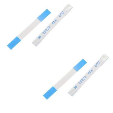 Imagem de 2 Kits de Cabos Flat Flex dos Botões Gatilho R1 R2 L1 L2 Compatíveis c