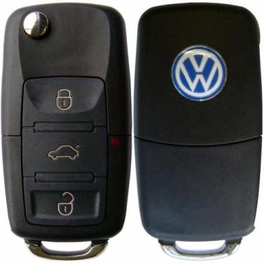 Imagem de Capa Chave Canivete Vw Volkswagem Polo Gol Golf Fox Passat Voyage G5 2