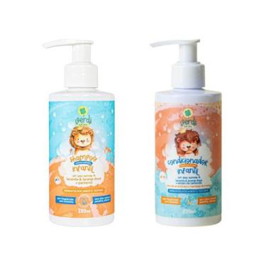 Imagem de Kit Shampoo + Condicionador Infantil Óleos Essenciais de Lavanda e Lar