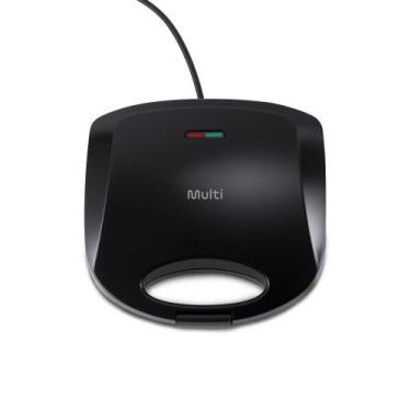 Imagem de Sanduicheira Tostex Grill Multilaser Preta 127V 750W, Preto, 110V