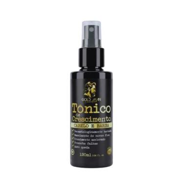 Imagem de Tônico de crescimento cabelo &amp barba 120ml - Gold Man Cosmticos