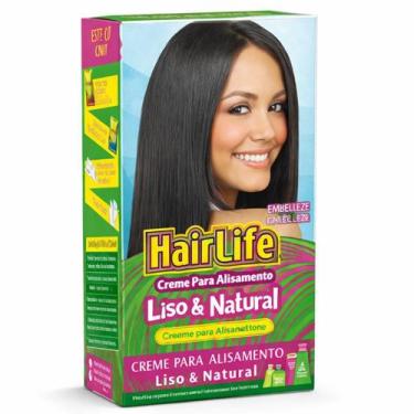 Imagem de Creme Para Alisamento Tioglicolato Embelleze HairLife Liso e Natural