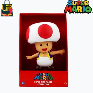 Imagem de Boneco Articulado - Toad 25cm - Super Mario