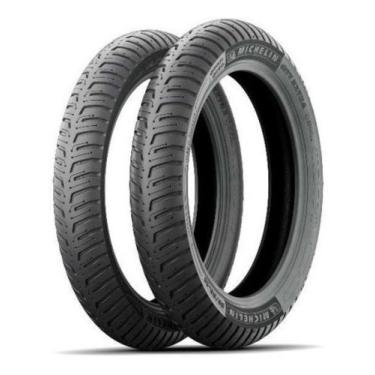 Imagem de Par Pneu Michelin 80/100-18 + 90/90-18 City Extra, 1