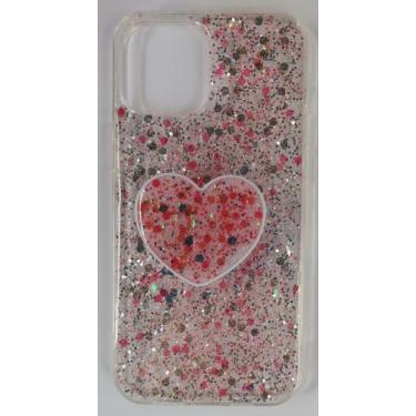 Imagem de Capa Capinha Compatível Com iphone 12 pro max tela 6.7 C/ Suporte Dedo