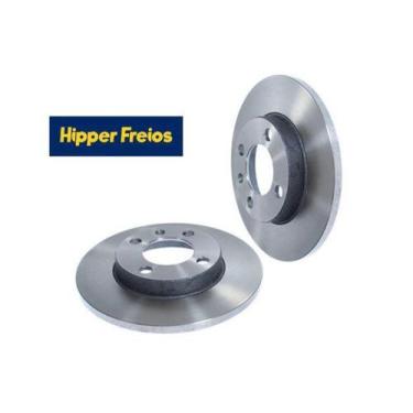 Imagem de Par Disco Freio Dianteiro Sólido VW Gol Parati Mi 1.0 1.6 G1 G2 G3 G4 