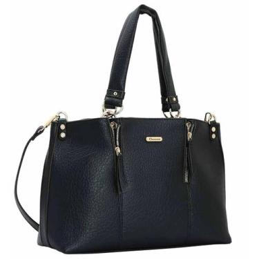 Imagem de Bolsa Média Feminina De Ombro Transversal Elegante Chenson, Preto, UN