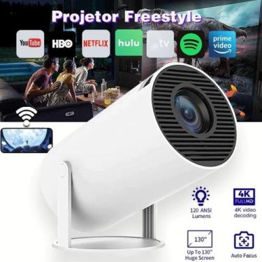 Imagem de Projetor De Imagem HY300 4K Com Espelhamento WiFi Bluetooth Ideal Para