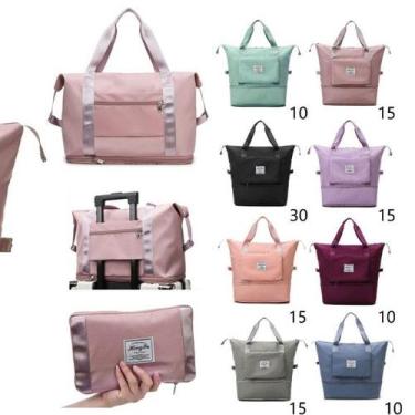 Imagem de Bolsa De Viagem Multifuncional Dobrável De Grande Capacidade Impermeáv