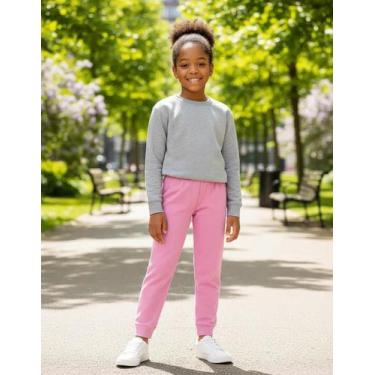 Imagem de Calça Infantil Tamanho 10 Menina Moletom/Tricô Marlan/Kely kety Invern