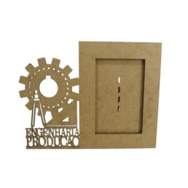 Imagem de Porta Retrato Engenharia Produção MDF 3mm cru - Luz e Magia