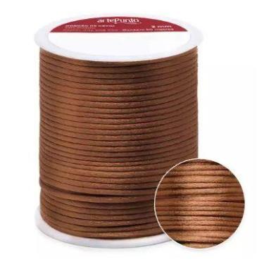 Imagem de Cordão de Cetim 2mm Arte Punto CD001 Cor 119 Caramelo - 50 Metros - AR