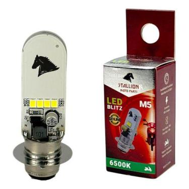 Imagem de Lâmpada Farol Led Moto M5 6500k Biz Pop Bros 6500k - Stallion